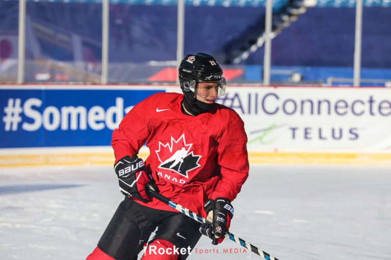 World Junior | Victor Mete on Team Canada Outdoor Practice [Video]