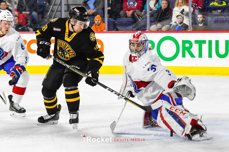 RECAP | Bruins – Rocket: Rychel Scores Twice, Penalties Haunt Laval