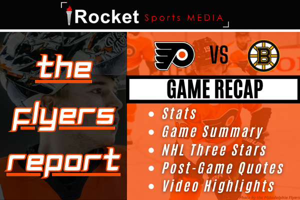 Flyers – Bruins: One Point Woes | GAME RECAP