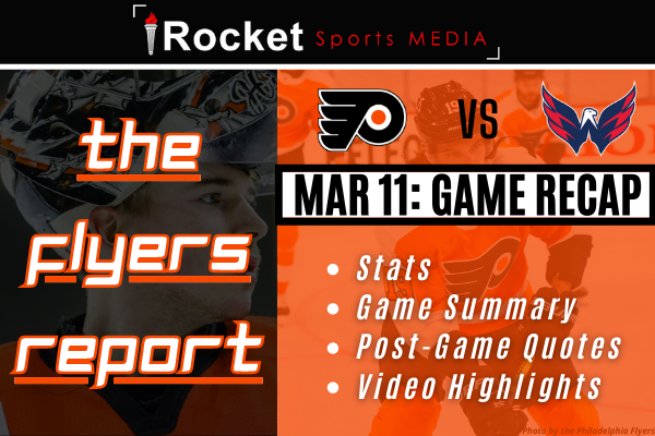 Flyers – Capitals: Dowd and Out | GAME RECAP