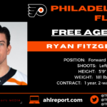 Flyers Free Agency – Fitzgerald