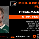 Flyers Free Agency – Seeler