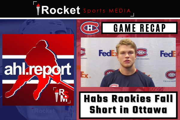 Rookie Game: Canadiens Fall Short in Ottawa | RECAP