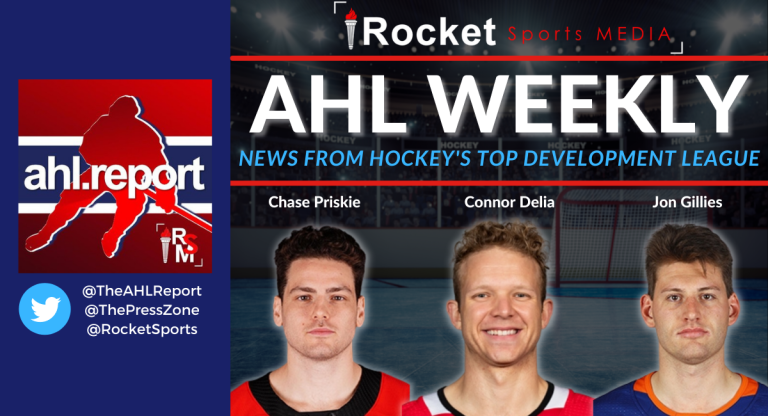 AHL Weekly: Priskie, Delia, Gillies | NEWS