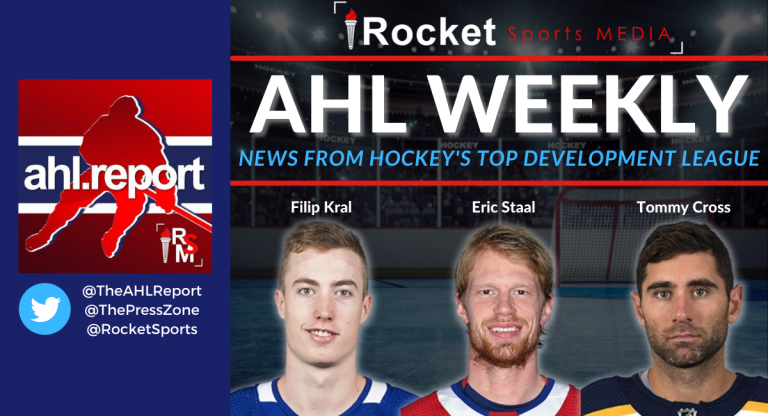AHL Weekly: Kral, Staal, Cross | NEWS