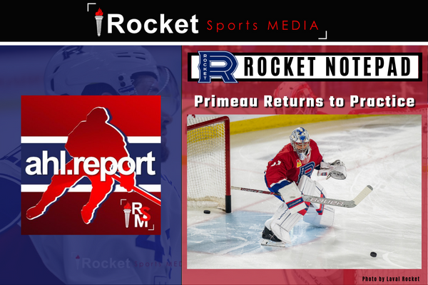 Primeau Returns to Practice | Rocket Notepad